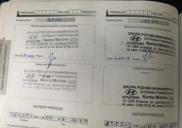 Hyundai I30 cena 45900 przebieg: 220000, rok produkcji 2020 z Daleszyce małe 596